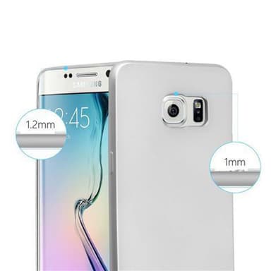 Samsung Galaxy S6 EDGE Suojakuori Kotelo (Hopea)