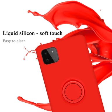 Samsung Galaxy A22 5G Suojakuori Kotelo (Punainen)