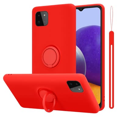 Samsung Galaxy A22 5G Suojakuori Kotelo (Punainen)