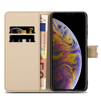 iPhone X / XS Suojakuori Lompakkokotelo Case Cover