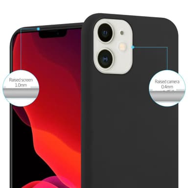 Suojakuori iPhone 12 MINI Kotelo (Musta)
