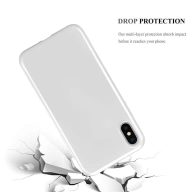 iPhone XS MAX Suojakuori Kotelo (Hopea)