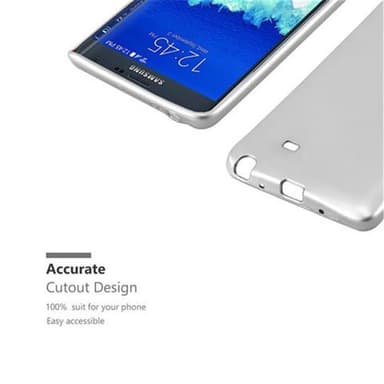 Samsung Galaxy NOTE EDGE Suojakuori Kotelo (Hopea)