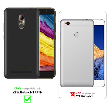 ZTE Nubia N1 LITE Suojakuori Lompakkokotelo (Musta)