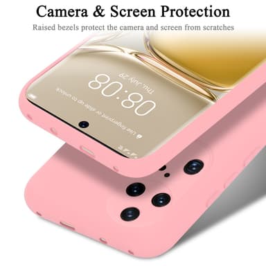 Huawei P50 PRO Suojakuori Kotelo (Vaaleanpunainen)
