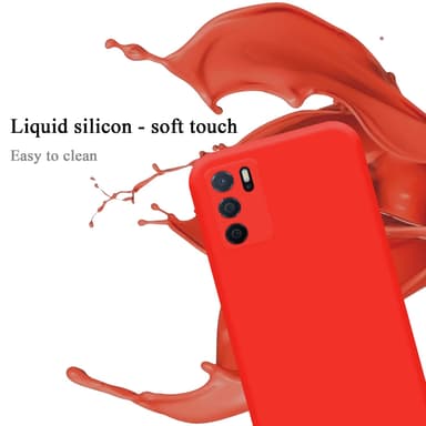 Oppo A16s / A54s Suojakuori Kotelo Case (Punainen)