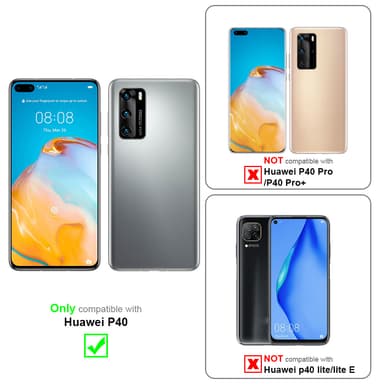 Suojakuori Huawei P40 Kotelo (Musta)
