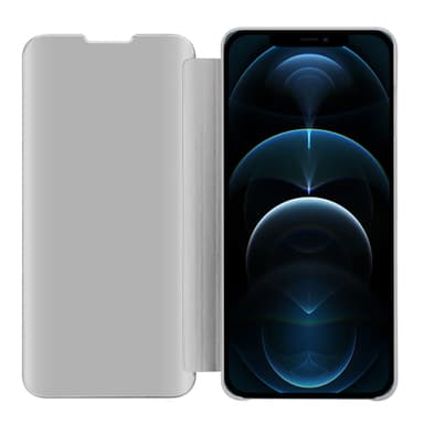 Suojakuori iPhone 13 PRO Lompakkokotelo (Hopea)