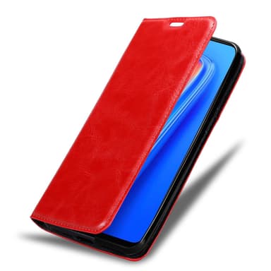 Realme 7 4G Suojakuori Lompakkokotelo (Punainen)