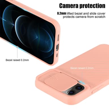iPhone 12 / 12 PRO Case Suojakuori Cover (Punainen)