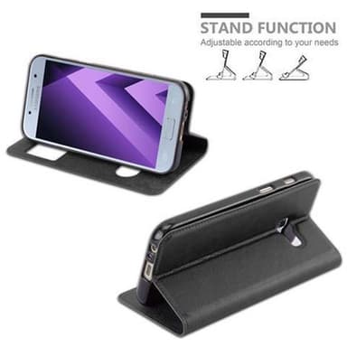 Lompakkokotelo Samsung Galaxy A5 2017 Case (Musta)