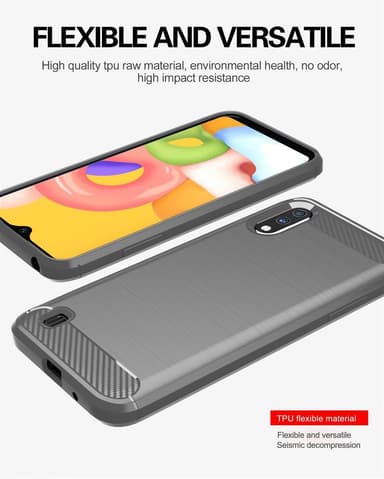 Suojakuori Samsung Galaxy A01 Kotelo (harmaa)