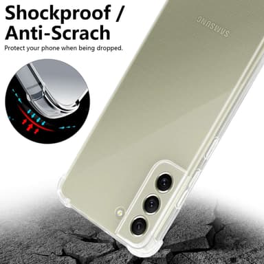 Samsung Galaxy S21 FE Suojakuori Kotelo (Läpinäkyvä)