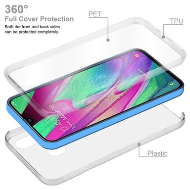 Samsung Galaxy A40 Suojakuori Cover (Läpinäkyvä)