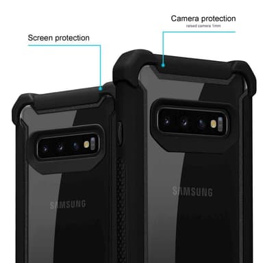 Samsung Galaxy S10 4G Suojakuori Kotelo (Musta)