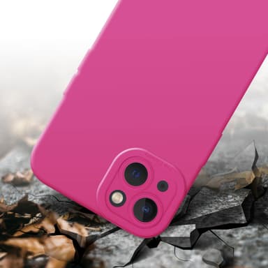 iPhone 14 PLUS Suojakuori Kotelo (Vaaleanpunainen)