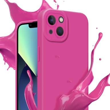 iPhone 14 PLUS Suojakuori Kotelo (Vaaleanpunainen)