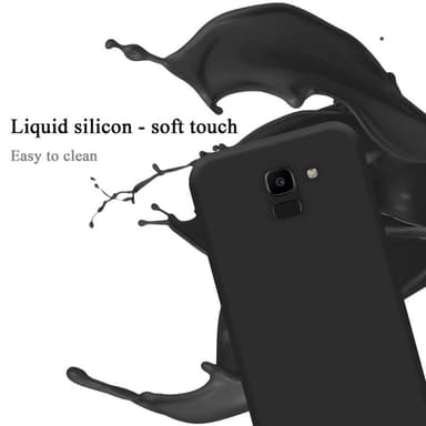 Samsung Galaxy J6 2018 Suojakuori Kotelo (Musta)
