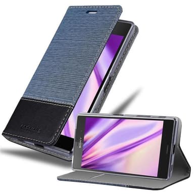 Sony Xperia Z5 Suojakuori Lompakkokotelo (Sininen)