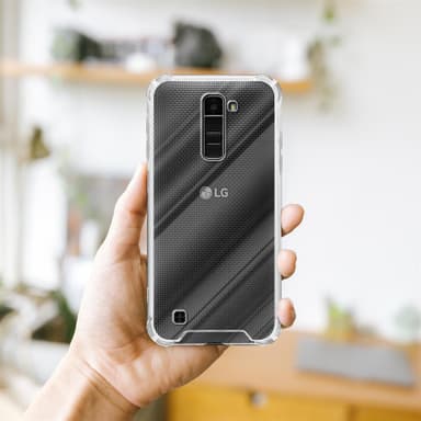 LG K10 2016 Suojakuori +2 Suojakalvo (Läpinäkyvä)