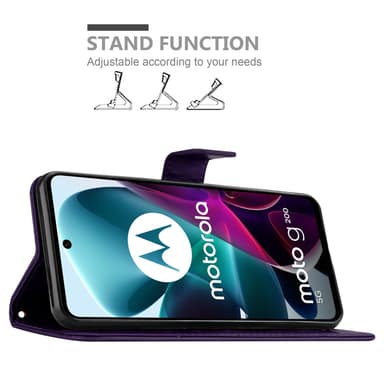Motorola MOTO G200 5G Suojakuori Lompakkokotelo