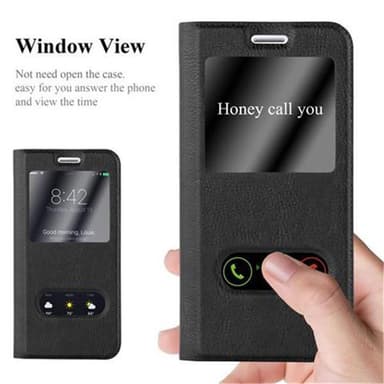 Lompakkokotelo Samsung Galaxy J5 2015 Case (Musta)