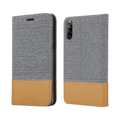 Sony Xperia L4 Suojakuori Lompakkokotelo (harmaa)
