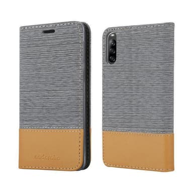 Sony Xperia L4 Suojakuori Lompakkokotelo (harmaa)