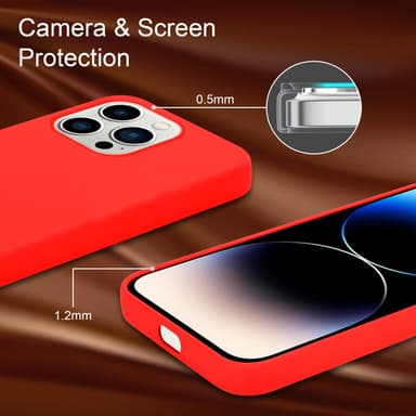 iPhone 14 PRO MAX Suojakuori Kotelo (Punainen)