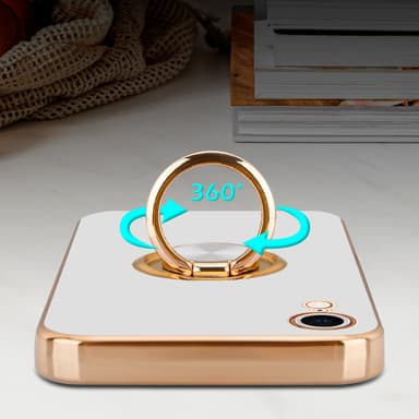 iPhone XR Suojakuori Kotelo (Valkoinen)