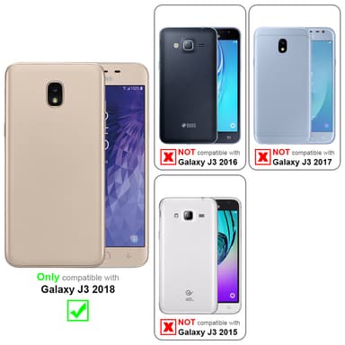 Suojakuori Samsung Galaxy J3 2018 Kotelo (Musta)