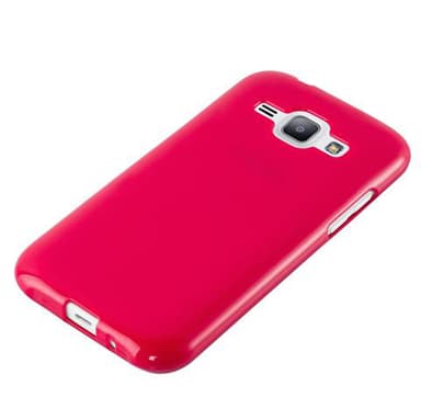 Samsung Galaxy J1 2015 Suojakuori Kotelo (Punainen)
