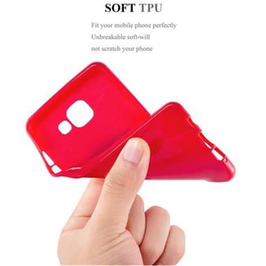 Samsung Galaxy J1 2015 Suojakuori Kotelo (Punainen)