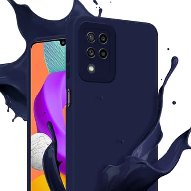 Samsung Galaxy M22 / M32 4G Suojakuori Kotelo (Sininen)