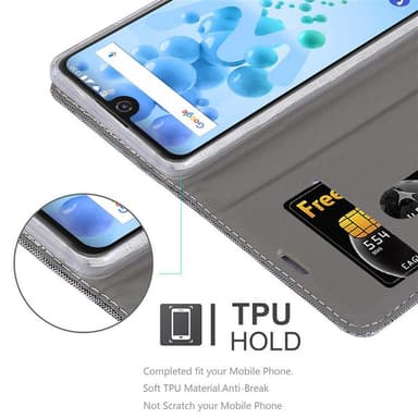 WIKO VIEW 2 PRO Suojakuori Lompakkokotelo (harmaa)