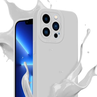 iPhone 13 PRO MAX Suojakuori Kotelo (Valkoinen)