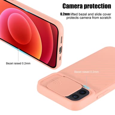 iPhone 12 MINI Case Suojakuori Cover (Punainen)