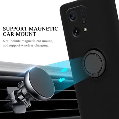 Oppo FIND X5 Suojakuori Case Kotelo (Musta)