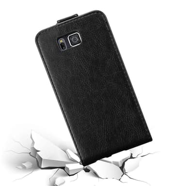 Samsung Galaxy ALPHA Suojakuori Lompakkokotelo (Musta)