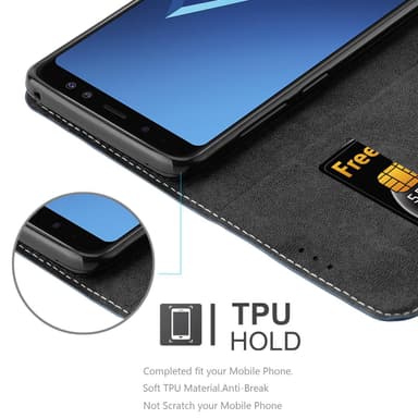 Samsung Galaxy A8 2018 Suojakuori Case (Sininen)