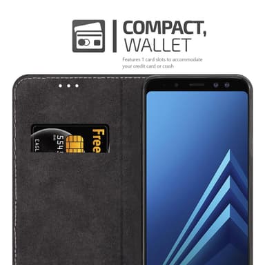 Samsung Galaxy A8 2018 Suojakuori Case (Sininen)