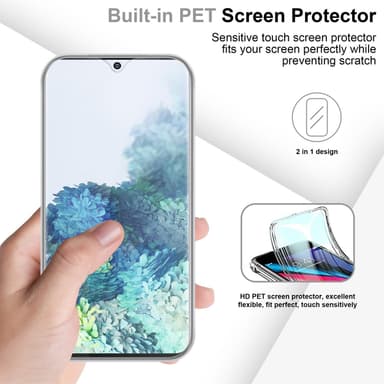 Samsung Galaxy S20 FE Suojakuori Cover (Läpinäkyvä)