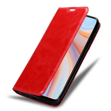 Oppo Reno4 Z Suojakuori Lompakkokotelo (Punainen)