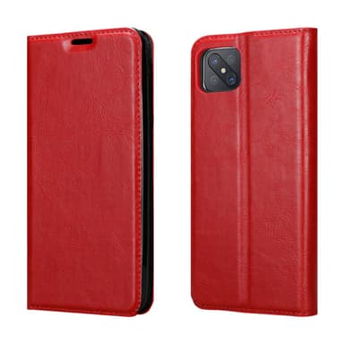 Oppo Reno4 Z Suojakuori Lompakkokotelo (Punainen)