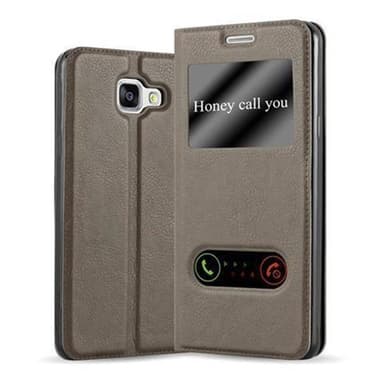 Lompakkokotelo Samsung Galaxy A3 2016 Case (Ruskea)