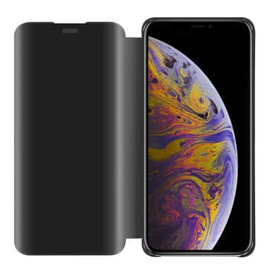 Suojakuori iPhone XS MAX Lompakkokotelo (Musta)