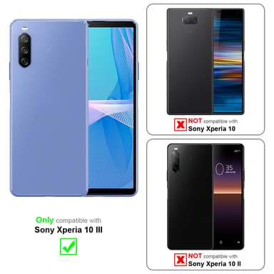 Sony Xperia 10 III Suojakuori Lompakkokotelo (Musta)