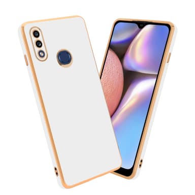 Samsung Galaxy A10s / M01s Suojakuori Cover (Valkoinen)