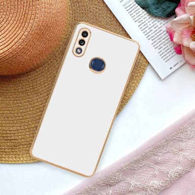 Samsung Galaxy A10s / M01s Suojakuori Cover (Valkoinen)