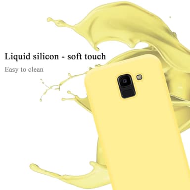 Samsung Galaxy J6 2018 Suojakuori Kotelo (Keltainen)